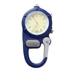 Imagem de Hemobllo Relógio de liga de quartzo com clipe para cinto e relógio de escalada com luz para médicos, enfermeiros, escalada ()