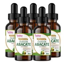 Imagem de Kit Com 5 - Óleo de Abacate Premium Com Vitamina E Extravirgem 30ml Nataly