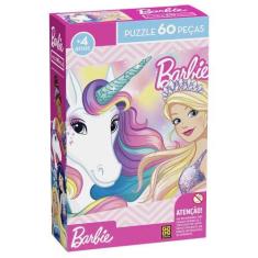 Imagem de Quebra Cabeça Puzzle 60 Peças Barbie 04172 - Grow