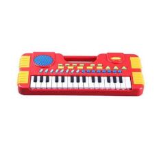 Imagem de Pianinho De Brinquedo Infantil Vermelho Vários Sons My Music - My Musi