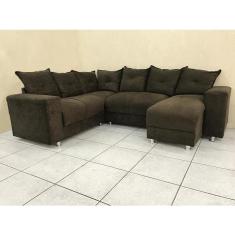 Imagem de Sofá Canto Marrom 603 Áustria