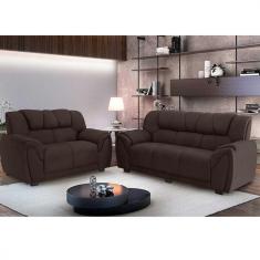 Imagem de Sofa Parana Moscou 3 E 2 Lugares Marrom