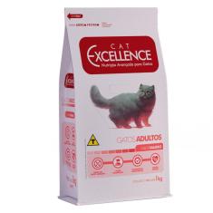 Imagem de Ração Seca Cat Excellence Salmão para Gatos Adultos - 1 Kg