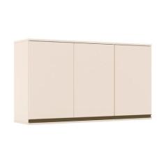 Imagem de Módulo Cozinha Henn Connect Armário C/ 3 Portas 120cm Off White