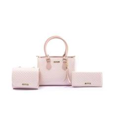 Imagem de Bolsas Femininas Transversal Lorena Media + Bolsa Balada E Carteira -