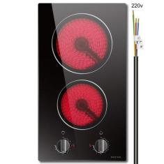 Imagem de Fogão elétrico NOXTON 2 queimadores 3000W 220-240V 30cm