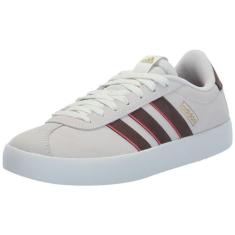 Imagem de adidas Tênis masculino Vl Court 3.0, Branco/Earth Strata/dourado metálico, 42