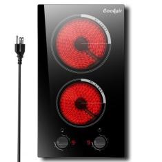 Imagem de Fogão elétrico Cooksir 2 queimadores 2000 W 12 polegadas 110 V com plu