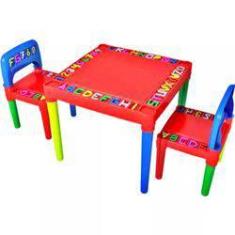 Imagem de Mesa E Cadeira Infantil De Atividades - Tritec
