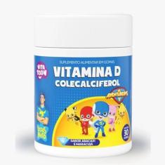 Imagem de VitaToon Vitamina D Colecalciferol 30 Gomas Sabor Abacaxi Maracujá Maxinutri