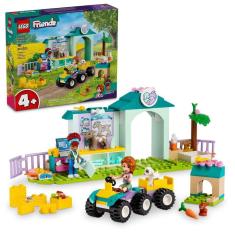 Imagem de Brinquedo LEGO Friends Farm Animal Vet Clinic 42632 com 2 minibonecas