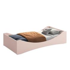 Imagem de Cama Evolutiva 2 Em 1 Luna Rosa Fosco - Reller Móveis