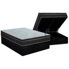 Imagem de Conjunto Box Baú King: Colchão Espuma Ortobom Nanolastic Light + Base