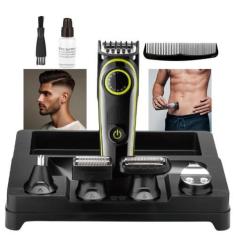 Imagem de Máquina De Cortar Cabelo Fazer Barba Acabamento 5 Em 1 Pro - B-MAX