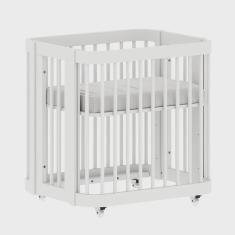 Imagem de Berço Evolutivo 3 em 1 com Colchão – Branco
