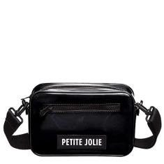Imagem de Bolsa Petite Jolie Pop Bolso Frontal Preto/Branco Único