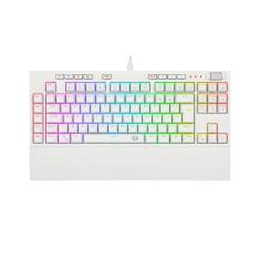 Imagem de Teclado Gamer Óptico Redragon Broadsword Pro Branco K588W