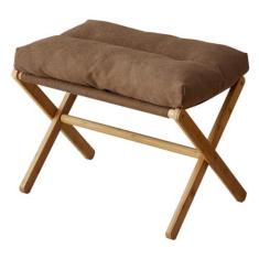 Imagem de Banqueta Dobrável para Pés para Cochilo de Escritório Material de Suporte Confortável, Design Minimalista Veludo Floco de Neve 2400g Com Almofada para Relaxar e Descansar, Com