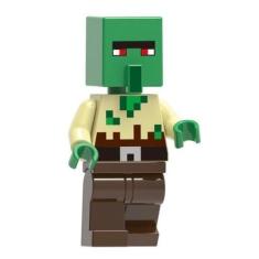 Imagem de Boneco Blocos De Montar Zombie Villager Minecraft - Mega Block Toys