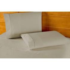 Imagem de Jogo De Cama Classic Queen Percal 400 Fios 4 Peças Pt Palito - Paulo C