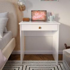 Imagem de Escrivaninha Com Gaveta Mesa De Estudos Home Office Escritório Estilo