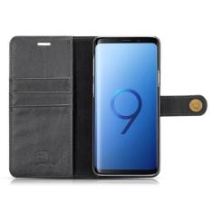 Imagem de BailiTao Capa para celular, capa para Samsung Galaxy S9 Plus, carteira 2 em 1 destacável, carteira de couro, capa fólio, fecho magnético, capa flip com suporte e compartimento para cartão de crédito