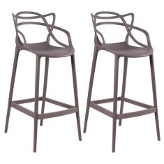Imagem de Kit - 2 X Banquetas Altas Masters Allegra - Fendi