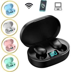 Imagem de Fone de Ouvido Bluetooths Basic 5.0 True Wireless com Microfone Preto 