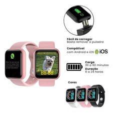 Imagem de Relógio Smartwatch Digital Inteligente D20 Android iOS Bluetooth - Fit