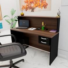 Imagem de Balcão Atendimento Recepção Consultório 1200X600 C/Gaveteiro - Netmobi