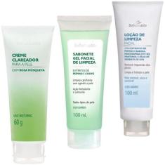 Imagem de Kit Skin Care 3 Itens Clareador Mosqueta e Sabonete Leite - Sofisticat