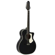 Imagem de Violão Eletroacústico Tagima Rio Negro Latin América Aço Black Satin