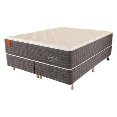 Imagem de Cama Box Queen Size (Box + Colchão) 158X198x71 Diamante Prorelax Pillow In - Cinza