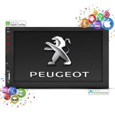 Imagem de Central Multimidia 2 Din Mp5 Carplay Android Auto Wifi Peugeot - First
