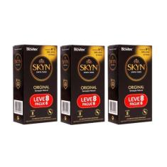 Imagem de Preservativo Blowtex Skyn Original 3 Caixas Com 8 Camisinhas - Total 2