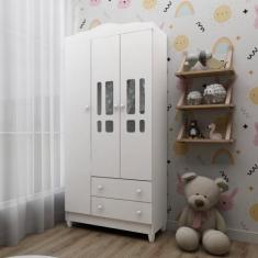 Imagem de Guarda Roupas De Bebê 3 Portas 2 Gavetas Ariel - Carolina Baby