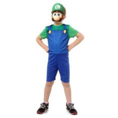 Imagem de Fantasia Luigi Infantil - Super Pop - Super Mario World - Original - N