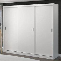 Imagem de Guarda Roupa Casal 3 Portas de Correr Foscarini Branco