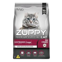 Imagem de Ração Seca Zuppy Frango Para Gatos Adultos Castrados - 1 Kg