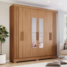 Imagem de Guarda-Roupa 6 Portas 3 Gavetas Heitor Com Espelho - Espresso Móveis