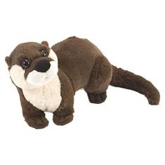 Imagem de Wild Republic River Otter Plush, Animal de pelúcia, brinquedo de pelúcia, presentes para crianças, aconchego 8 polegadas