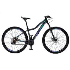 Imagem de Bicicleta Aro 29 Krw Alumínio Shimano 24 Velocidades Freio a Disco Suspensão Mountain Bike S4-Unissex