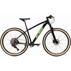 Imagem de Bicicleta Aro 29 Ksw Xlt 12v Garfo com Trava K7 11/50 Freios Hidráulicos Kit 1x12 - Preto\Verde