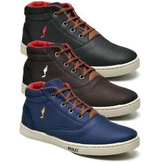 Imagem de Tênis Casual Infantil Menino Cano Alto-Masculino