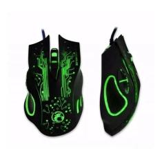 Imagem de Mouse Gamer Fio Usb 2400 Dpi 6 Botões Computador X9 Color