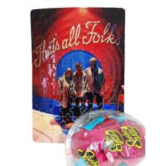 Imagem de Kit lembrança de páscoa para empresas com quebra-cabeça 90 peças