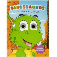 Imagem de Livro - Máscaras Divertidas - Colorir & Recortar: Dinossauros