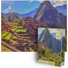 Imagem de Quebra-cabeça Machu Picchu Uma Das Maravilha Do Mundo 1000pç - Pais e 
