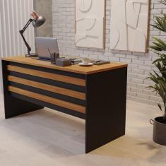 Imagem de Mesa para Escritório Start 137cm 2,2cm Nogal/Preto