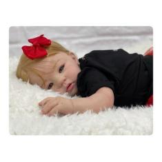 Imagem de Bebê Reborn Realista Beatriz, Boneca Com Enxoval - Mundo Azul E Rosa